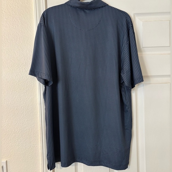 Callaway Navy Blue and White Golf Polo Shirt - Picture 2 of 4